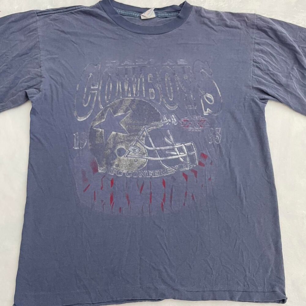 Vintage Dallas Cowboys 1995 Vintage Tee Men L Sportswear Football Faded 90s VTG